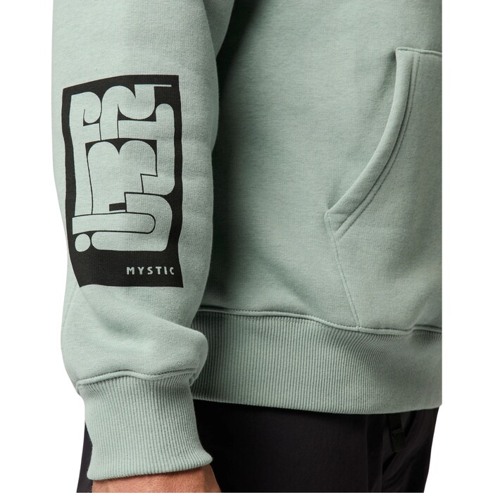 2024 Mystic Boundless Hood Sweat 35104.250105 - Frozen Green